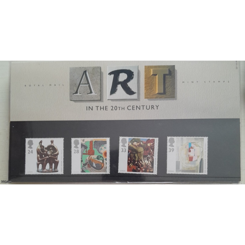 1993 - 150th Europa Contemporary Art. GB Presentation Pack No 237