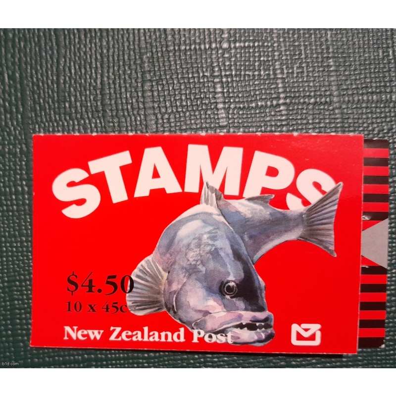 New Zealand Booklet seafood $4.50 Mint Self-adhesive
