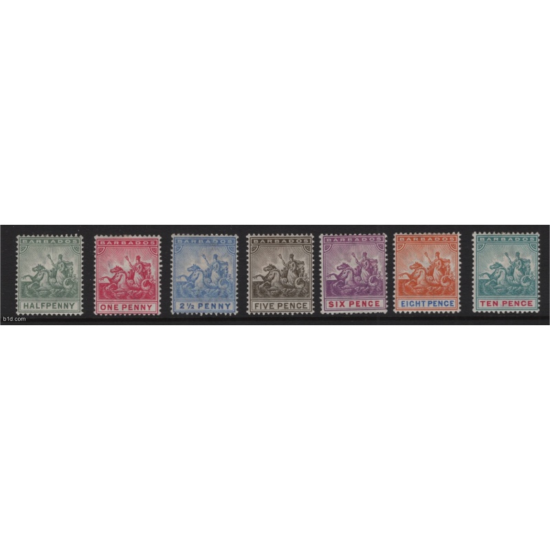 Barbados 1892 seal of the Colony