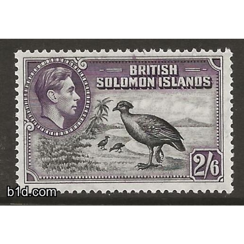 Solomon Islands 1939-51 2/6, SG70, U/M