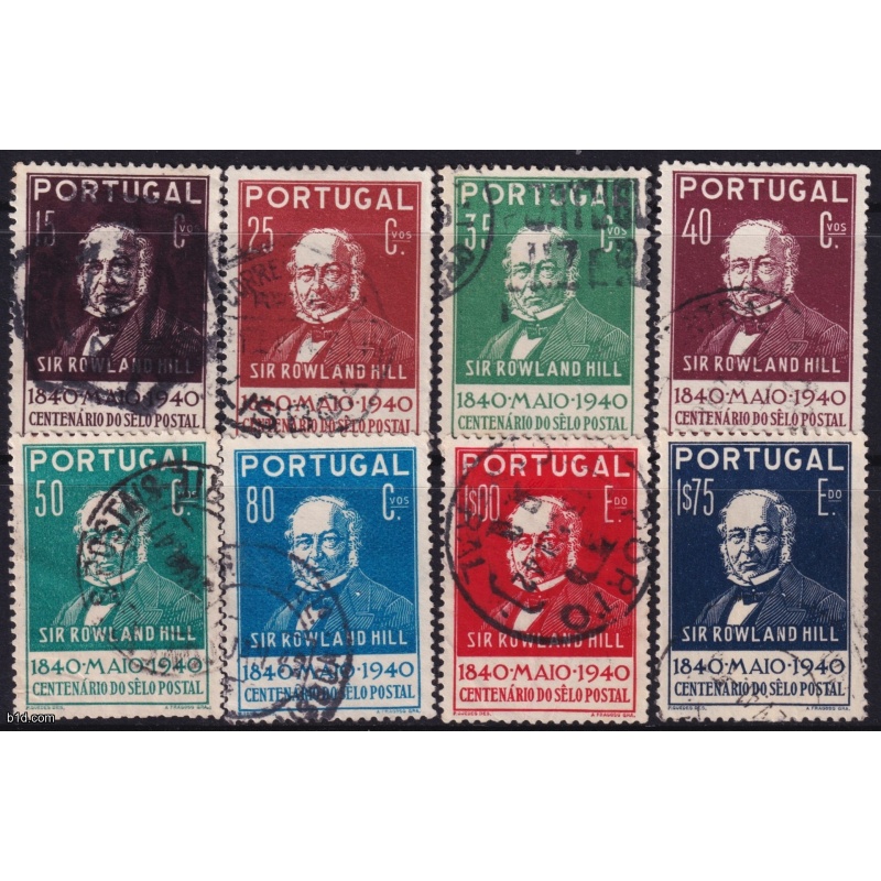 Portugal 1940 Rowland Hill Postage Centenary Set Used