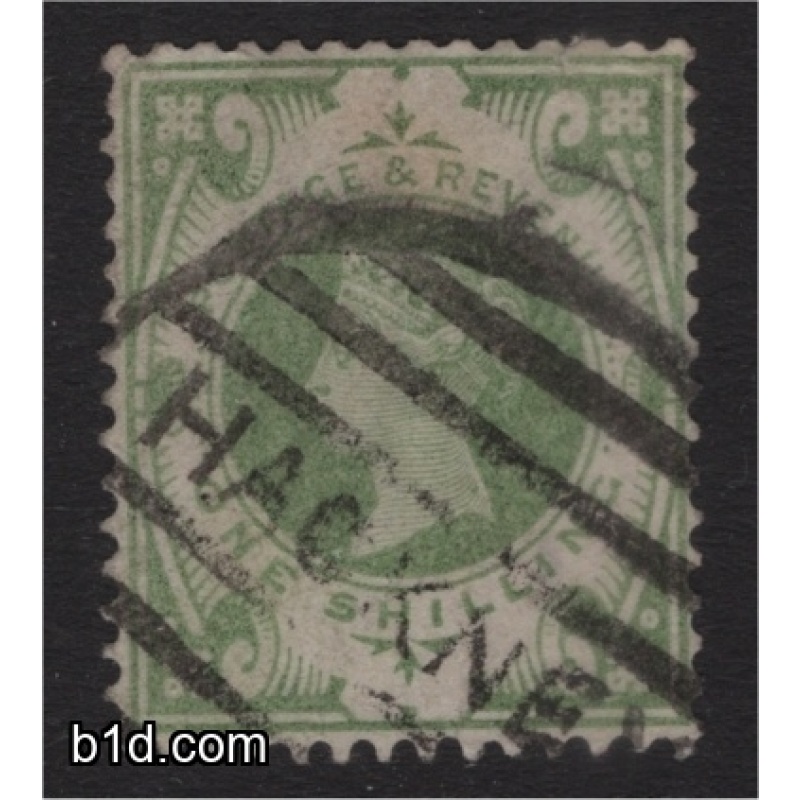 1887 One Shilling green Jubilee - SG 214