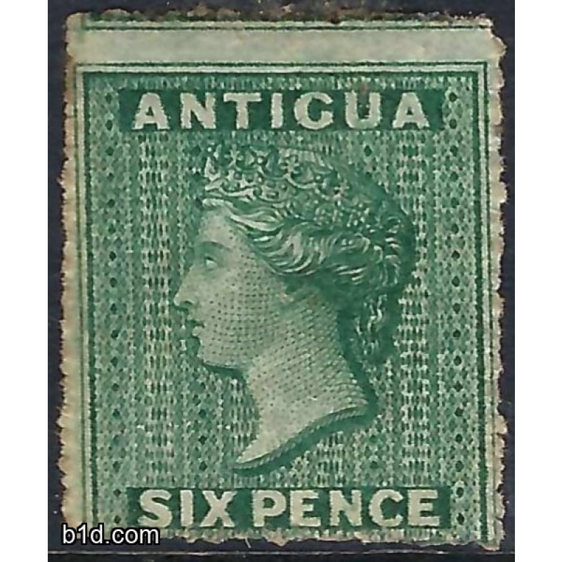 ANTIGUA 1862 SG1 6D GREEN (MH)