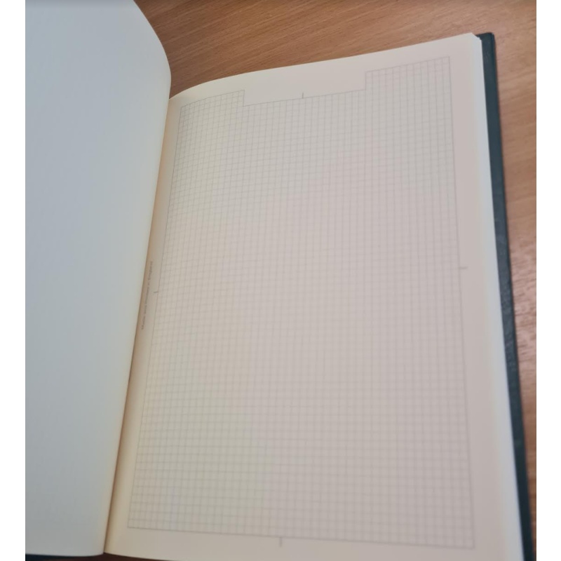 Green POPULAR Stamp Album same size as simplified 45 pages unused
