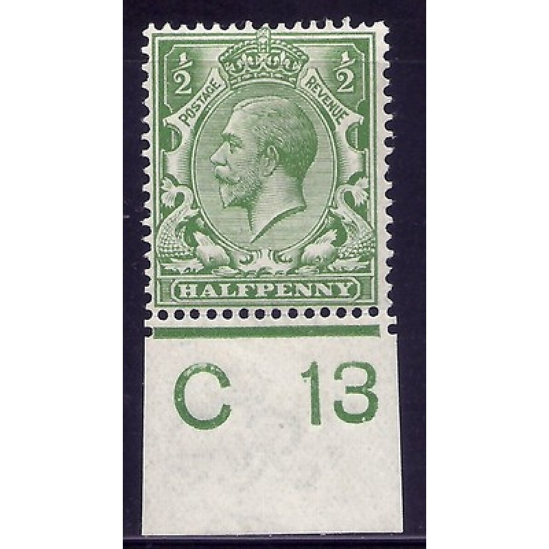 N14(11) d Bright Yellow Green Control C 13 imperf UNMOUNTED MINT MNH