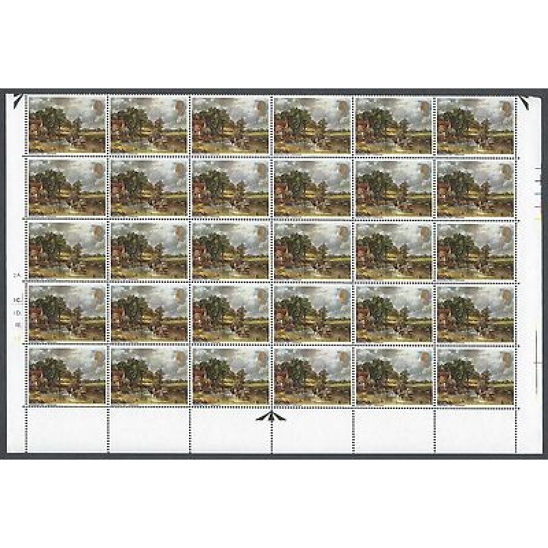 1968 Paintings 1 9 Dot Cylinder Half Sheet - MNH