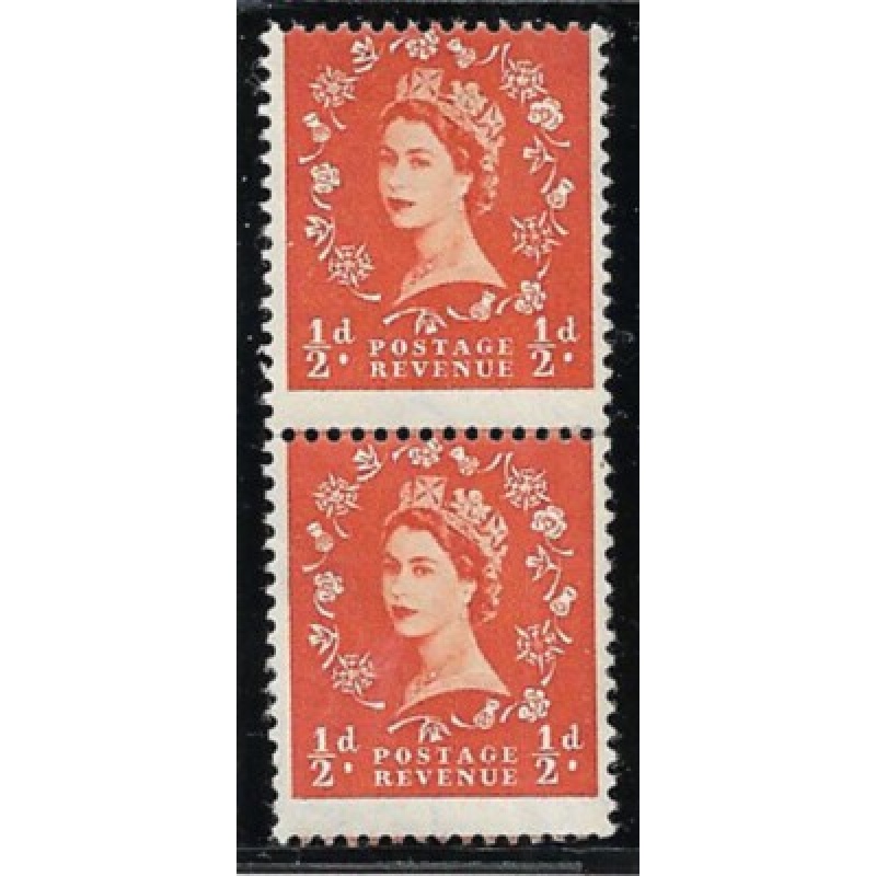 S2 d Wilding Edward Crown variety - misperf UNMOUNTED MINT MNH