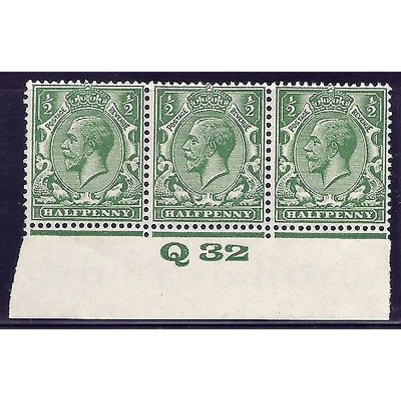 d Dp Bright Green Block Cypher Spec N33-5 Control Q32 imperf UNMOUNTED MINT MNH