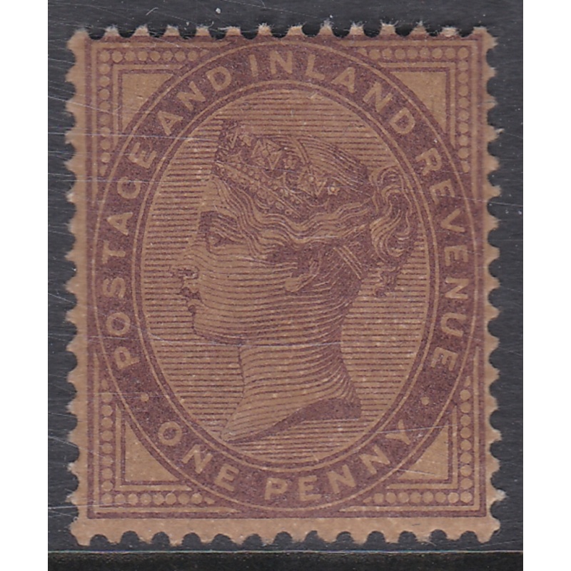 1d lilac plate proof lilac on buff UNMOUNTED MINT