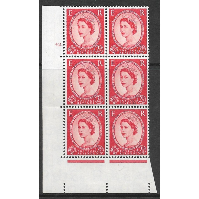 2d Wilding Edward Crown cyl 42 Dot Perf A(E I) UNMOUNTED MINT
