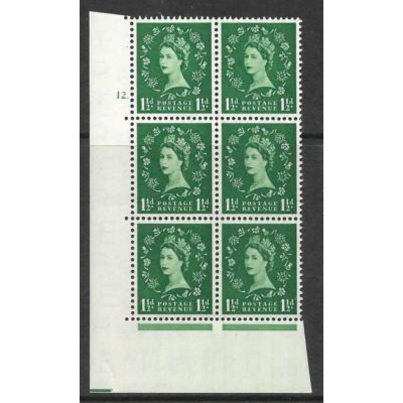 1d Wilding Tudor Wmk Cylinder 12 Dot perf type A(E I) UNMOUNTED MINT