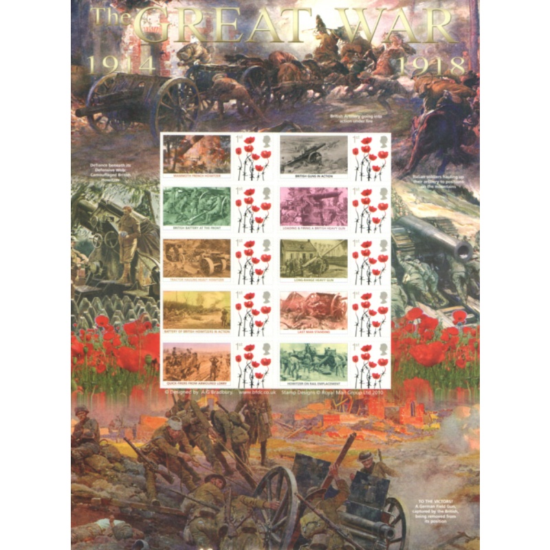 BC-483 2015 History of Britain 114 The great war no.147 sheet U/M