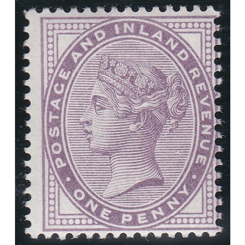 Sg170 Die 1 14 dot 1d Lilac single 1st printing in reddish lilac 2078 U M scarce