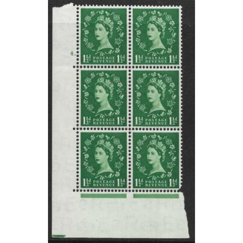 1d Wilding Tudor Wmk Cylinder 4 Dot perf type A(E I) UNMOUNTED MINT MNH
