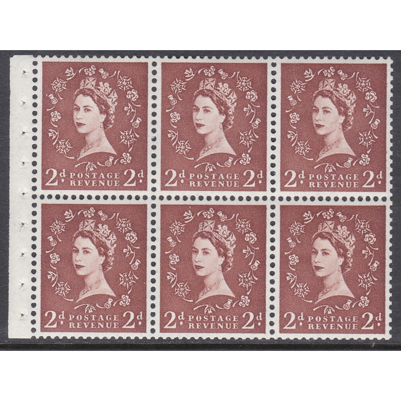 SB79 Wilding booklet wmk Crowns cylinder perf Ie(t) UNMOUNTED MNT MNH