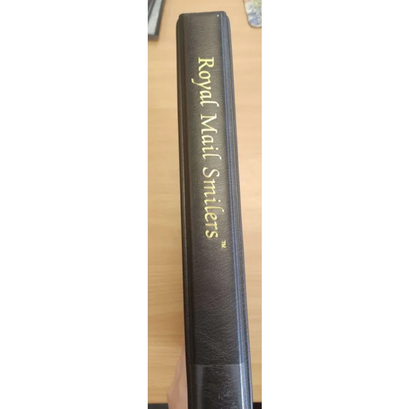 Black Royal Mail Smilers Album with 17 Blank QE2 pages