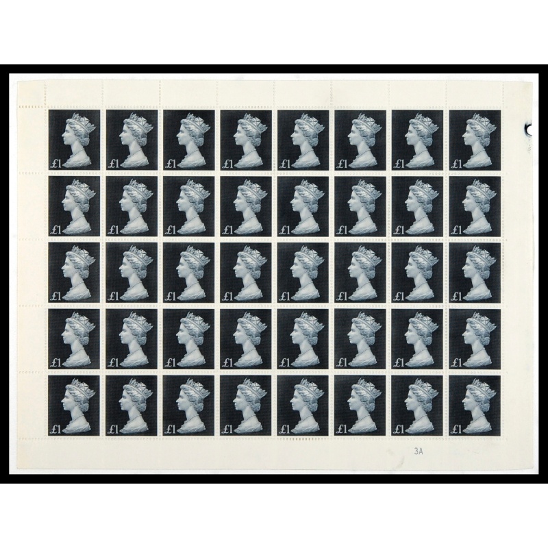 Sg787-790 Hi-value machin set of sheets UNMOUNTED MINT MNH