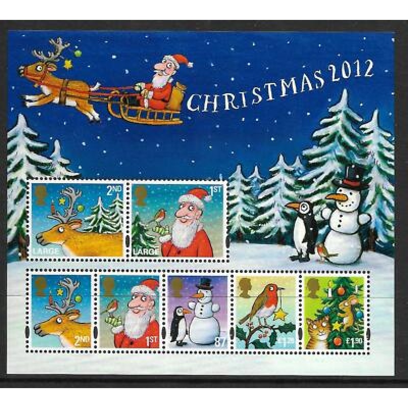 MS3422 2012 Christmas miniature sheet UNMOUNTED MINT MNH