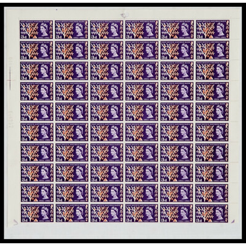 sg624Ab  Ac  3d PO Savings Bank with perf varieties UNMOUNTED MINT