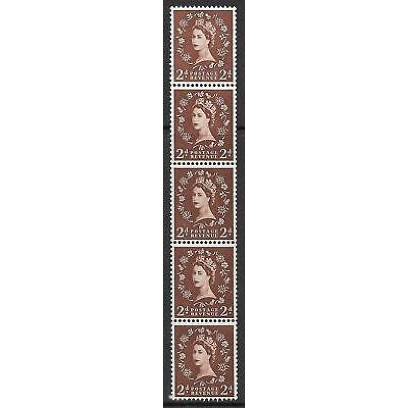 S37g 2d Wilding Edward Crown with variety - Retouched tadpole UNMOUNTED MINT
