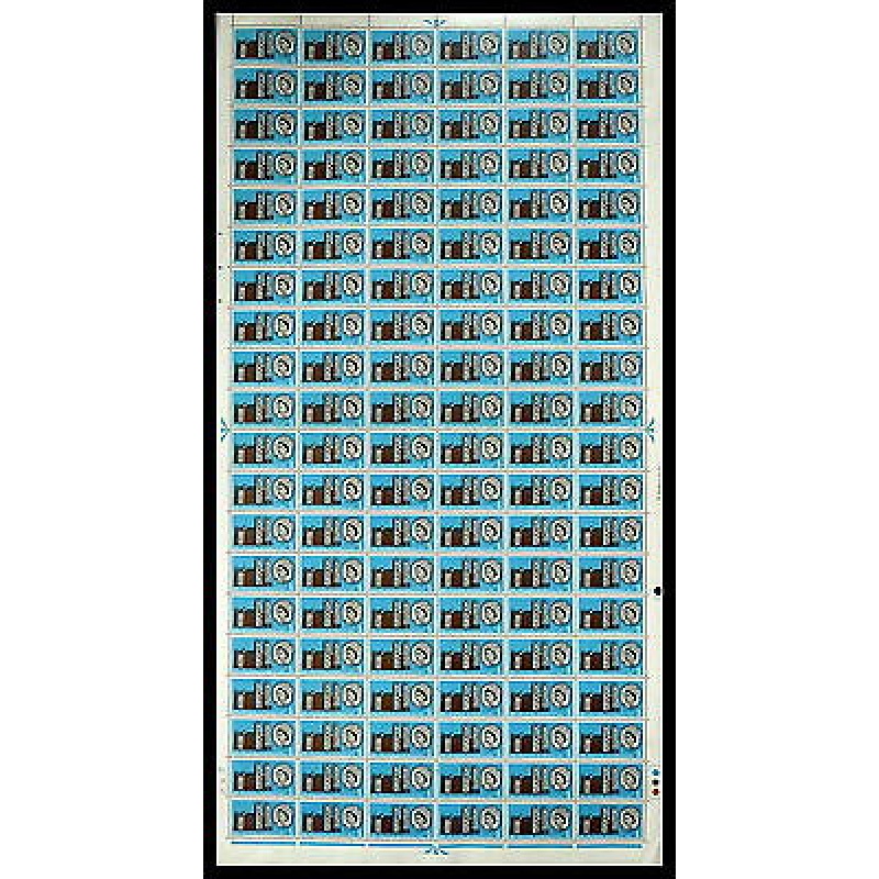 1966 Westminster Abbey (Phos) 3d Complete Sheet - UNMOUNTED MINT MNH