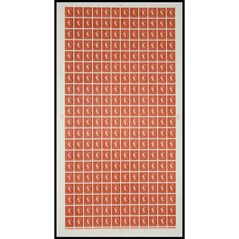 d Wilding Violet 9.5mm Full Sheet Cyl 27 No Dot UNMOUNTED MINT MNH