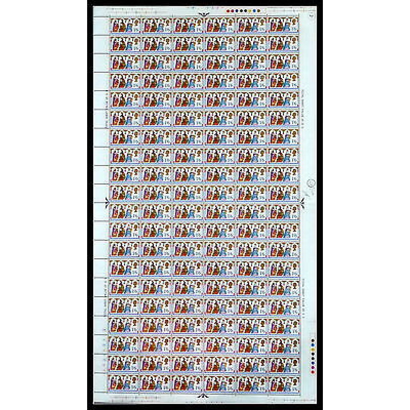 SG812-814 Christmas 1969 Full Set (PHOS 3.5mm) in Complete Sheets UNMOUNTED MINT