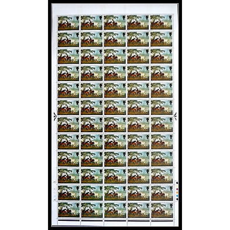 1967 Paintings 9d Dot Complete Sheet UNMOUNTED MINT MNH