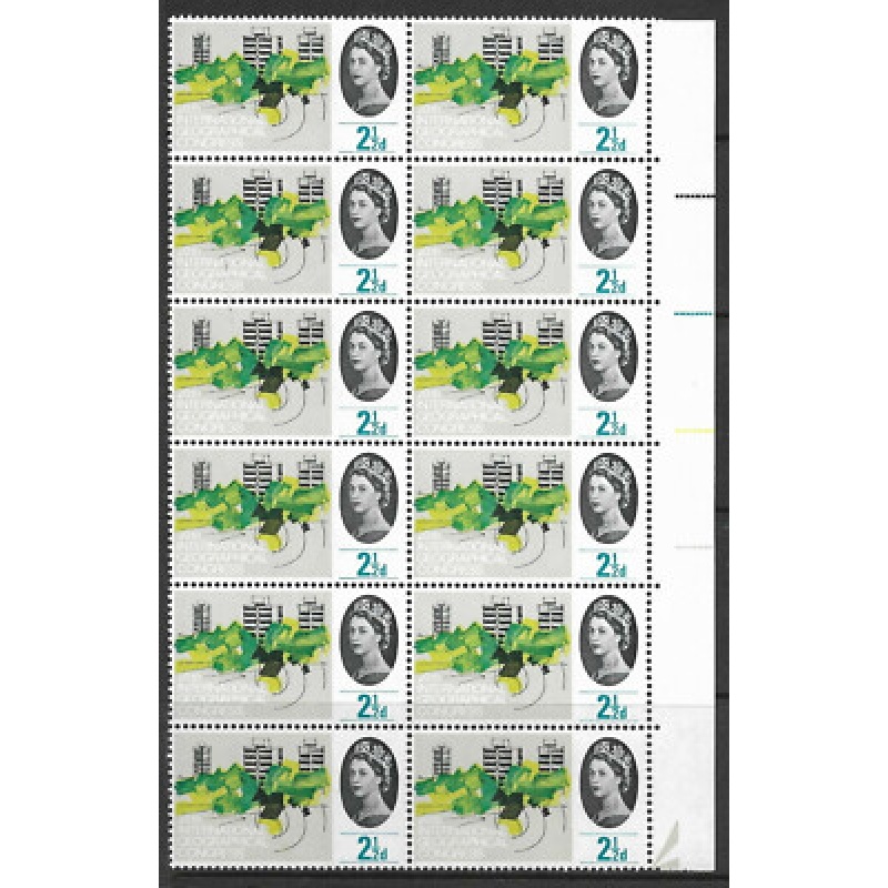 Sg 651a 1964 Geographical 2 1 2d (Ord) - listed short bars UNMOUNTED MINT