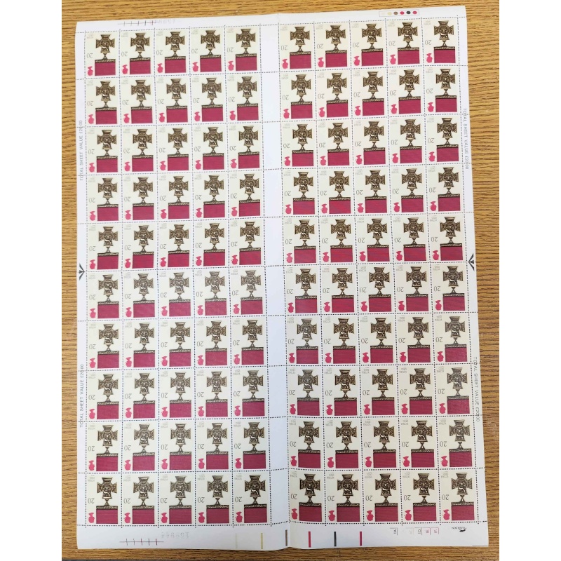 SG1517-1521 1990 Gallantry Awards Full set of 5 full sheets Unmounted Mint