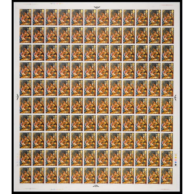 Sg 756d 1967 Christmas 3d - Phosphor Omitted In Full Sheet UNMOUNTED MINT