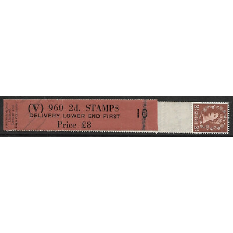 S37 2d Wilding Edward Crown coil leader V10 UNMOUNTED MINT