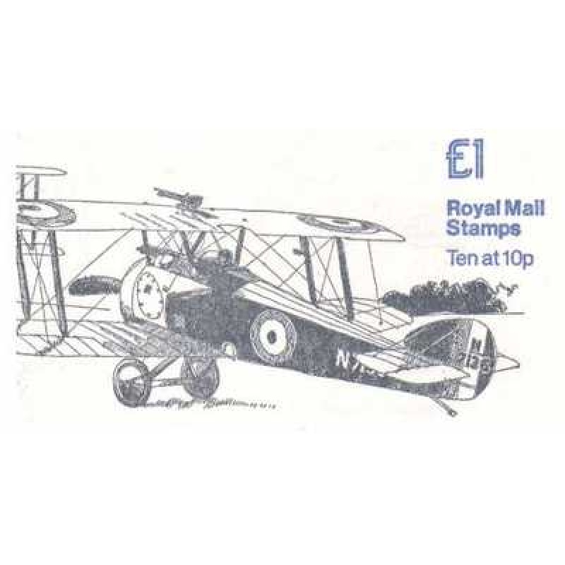 FH2a 5 Jan 1980 Sopwith Camel Vickers Vimy Folded Booklet Cyl 5 Dot
