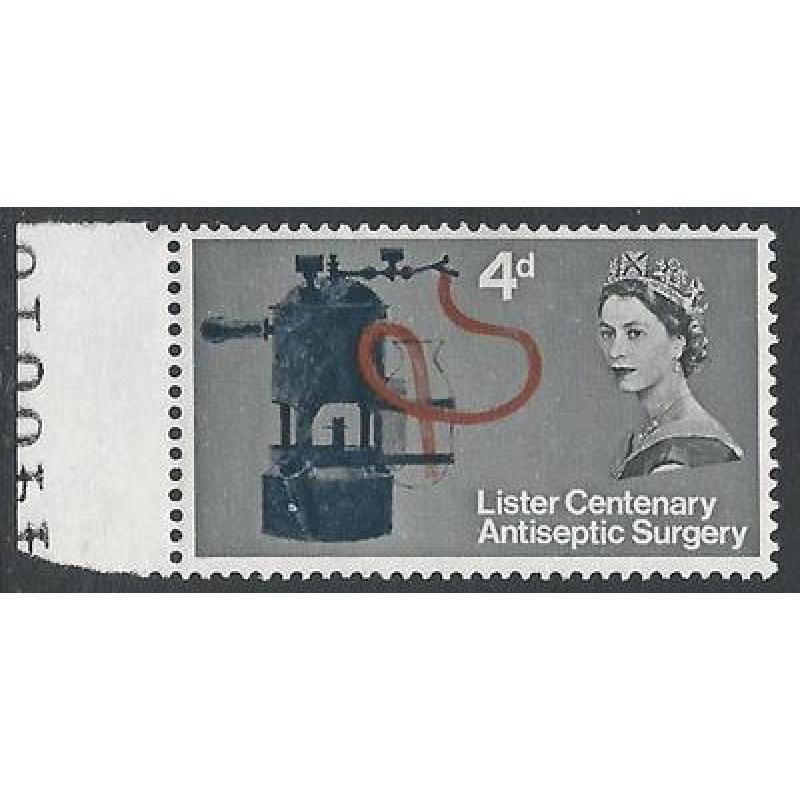 1965 Lister 4d (Ord) - Listed Flaw - Face Retouch - MM