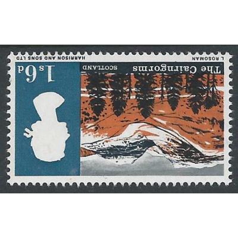 Sg692a 1966 Landscapes 1 6 (Ord) - Watermark Inverted - MNH