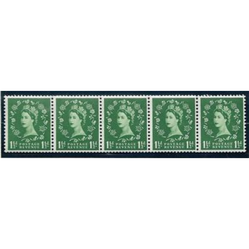 S25n 1d Wilding Tudor Crown listed variety - Dot over rose UNMOUNTED MINT