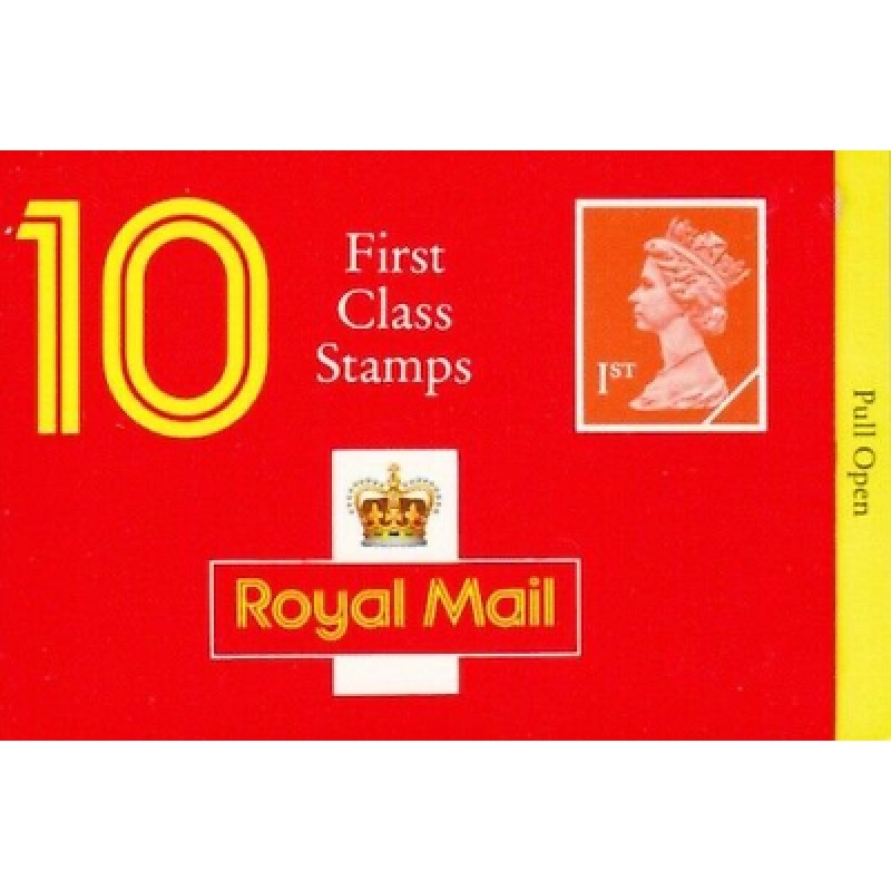 HD3b 10 x 1st Class Barcode Booklet - No Cylinder