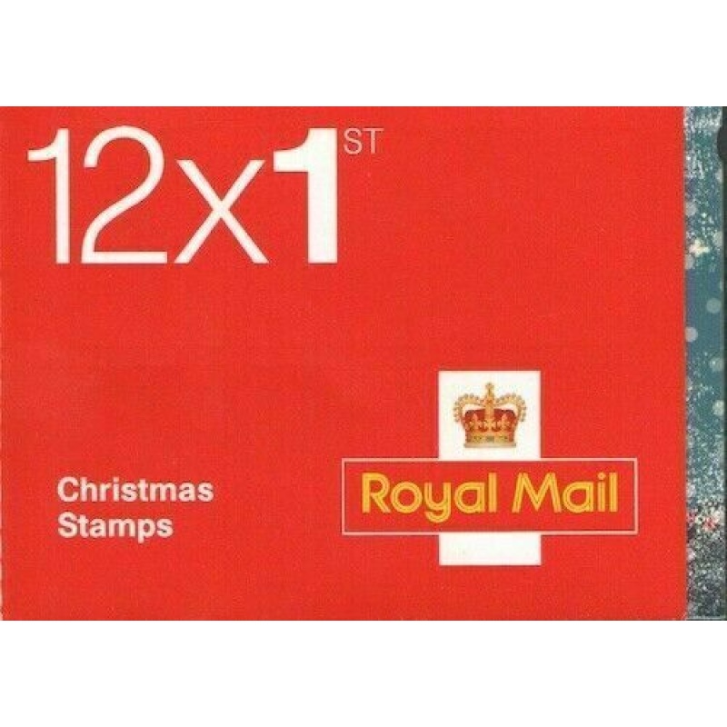 LX32 2006 Christmas Greetings Barcode Booklet 12 x 1st class - Cylinder D1D1D1D1