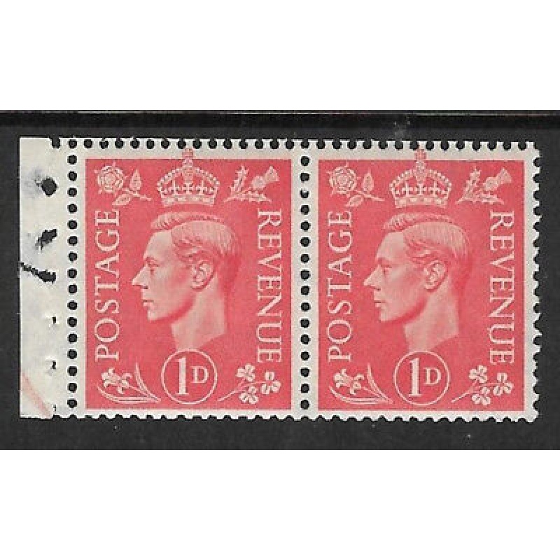 QB14ab perf type E - 1d Pale Scarlet Booklet pane UNMOUNTED MINT MNH