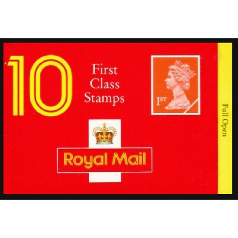 HD4b 10 x 1st Class Barcode Booklet - Complete - Cyl Q7Q7