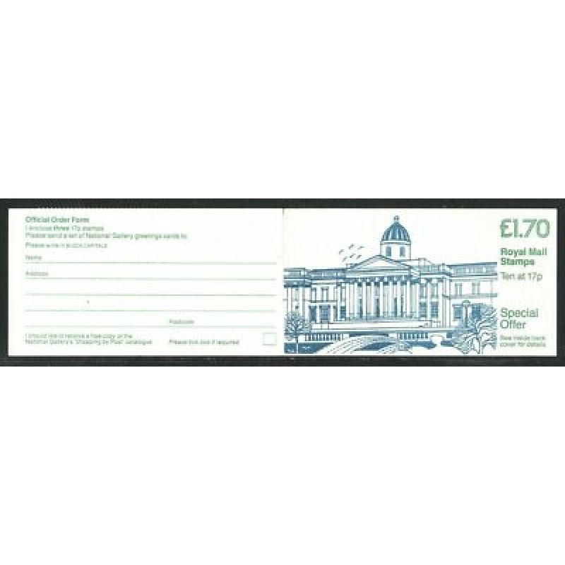 FT6a - National Gallery - Folded Booklet - complete - Cylinder B21