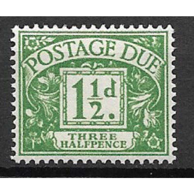 Sg D48a 1d Edward Crown Wmk Inverted Postage Due UNMOUNTED MINT