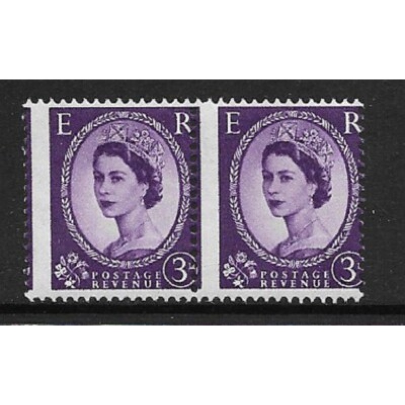 3d Wilding Crowns with variety - massive perf shift UNMOUNTED MINT