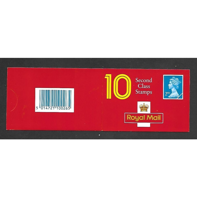 HC12 10 x 2nd Class Barcode Booklet - complete - Cylinder W1W1