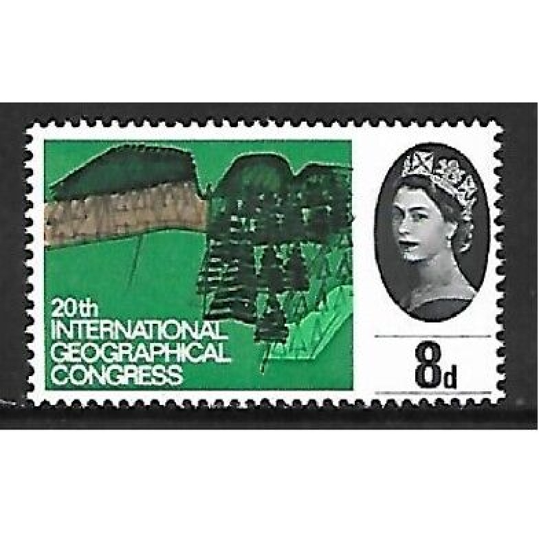 1964 Geographical 8d (Ord) - Emerald lawn UNMOUNTED MINT