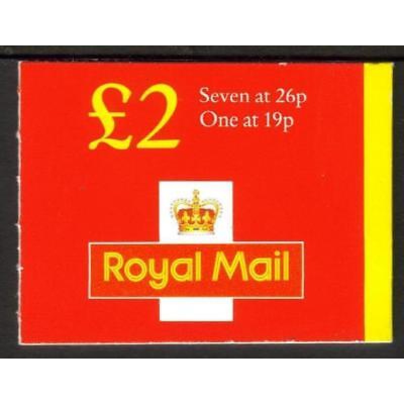 GB 1999 FW11 2 Folded booklet with excellent perfs - No Cylinder