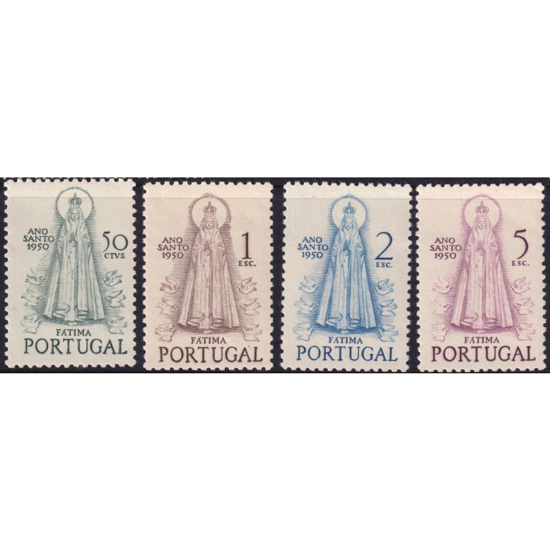 Portugal 1950 Holy Year Fatima Set of 4 MH