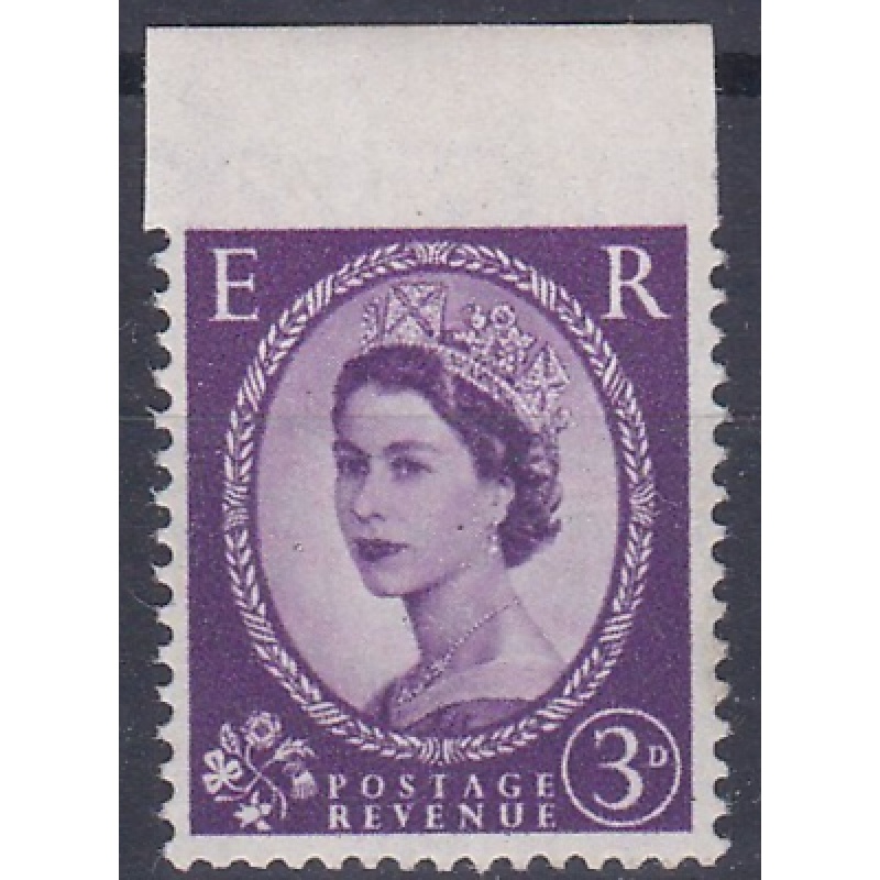 S70c 3d Wilding Multi Crowns cream imperf between stamp and top UNMOUNTED MINT