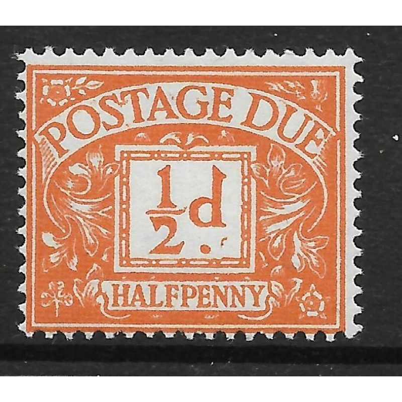 Sg D56a ½d QE II Multi Crowns Postage Due wmk inverted UNMOUNTED MINT