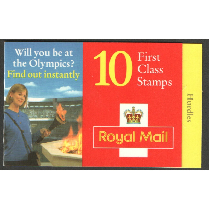 HD32 1996 Hurdles 10 x 1st Class NVI Booklet - complete - No Cylinder